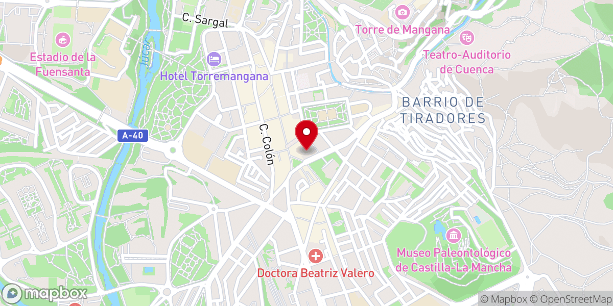 Map showing location of Parroquia San Esteban Protomártir