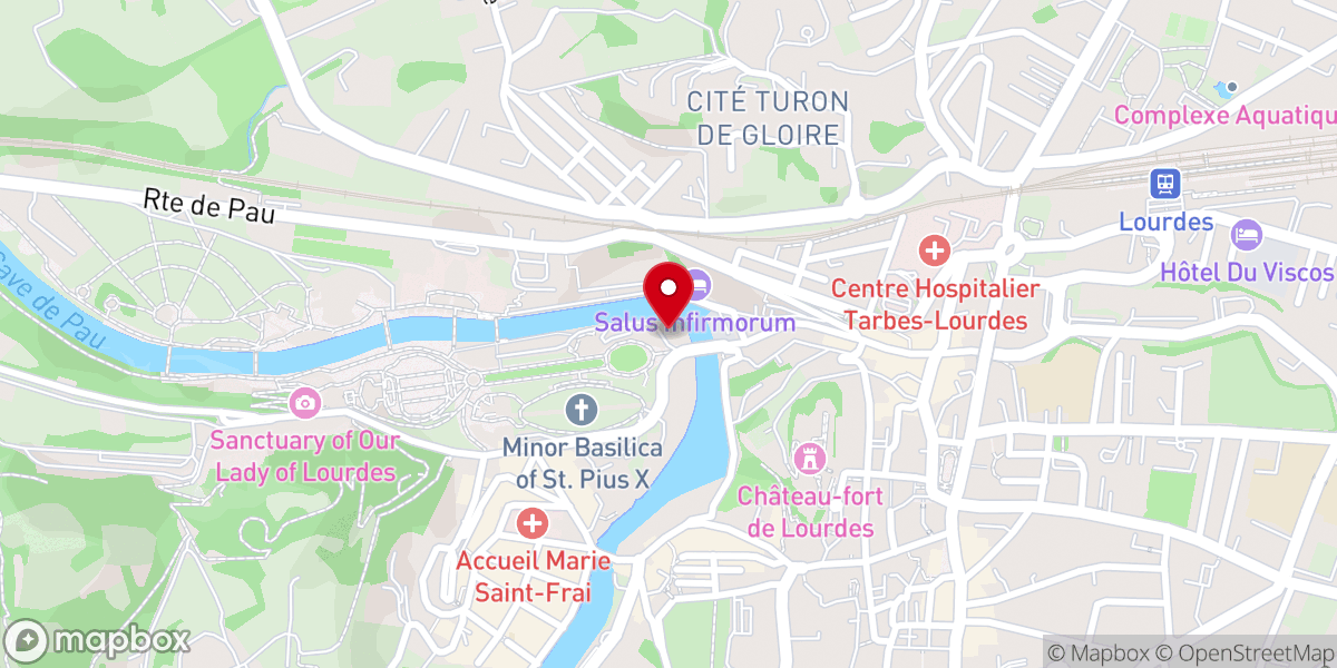 Map showing location of Abri Saint Michel