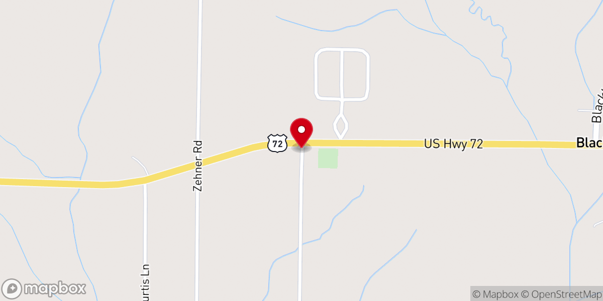 Map showing location of Valley View Church of Christ