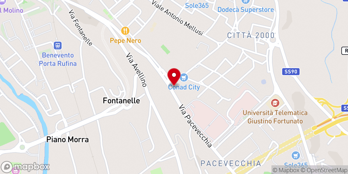 Map showing location of Chiesa di San Michele Arcangelo (detta numero di telefono"dell'Angelo")