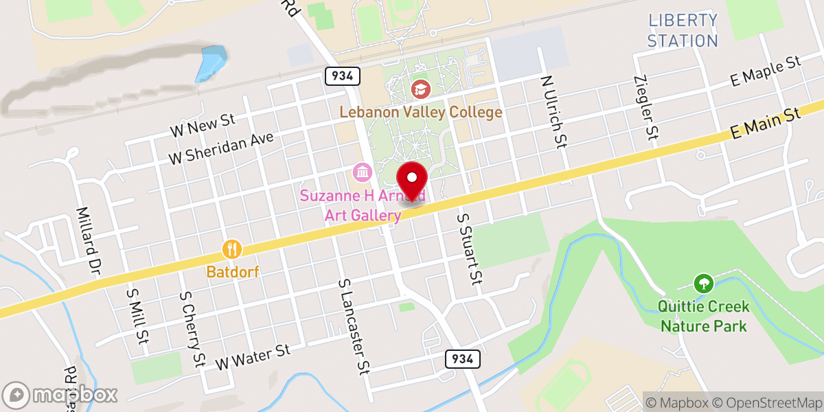 Map showing location of 5 Stones Fight Club