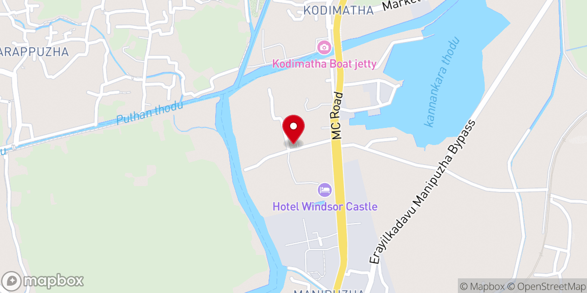 Map showing location of Abundant Life Fellowship Church