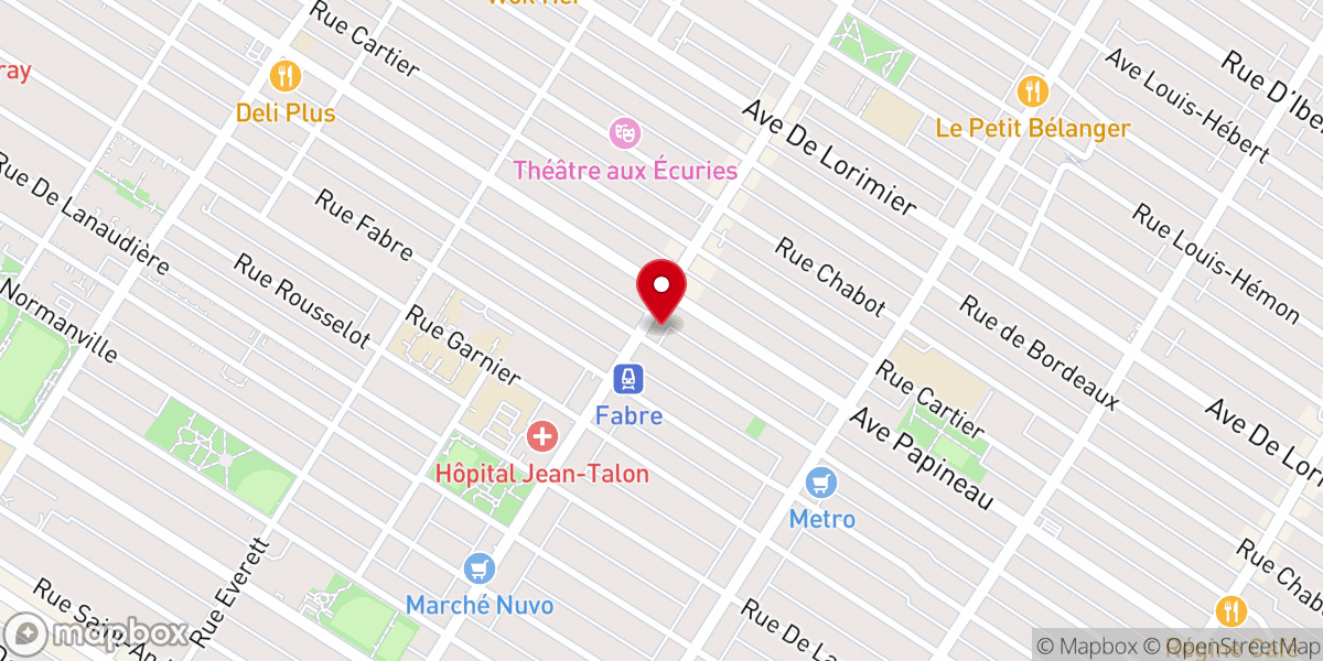 Map showing location of Notre-Dame-de-la-Consolata Catholic Church