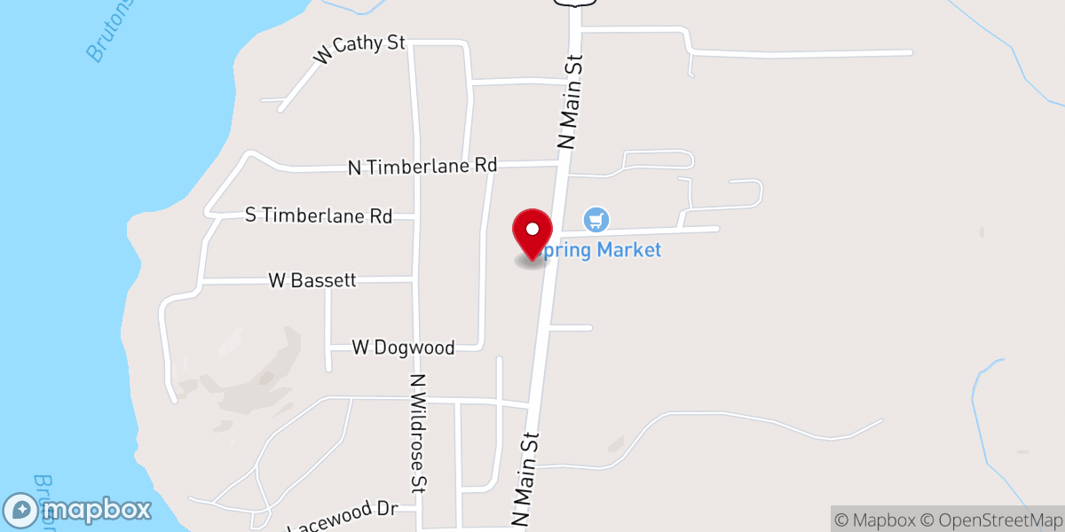 Map showing location of Lone Star Global Methodist Church