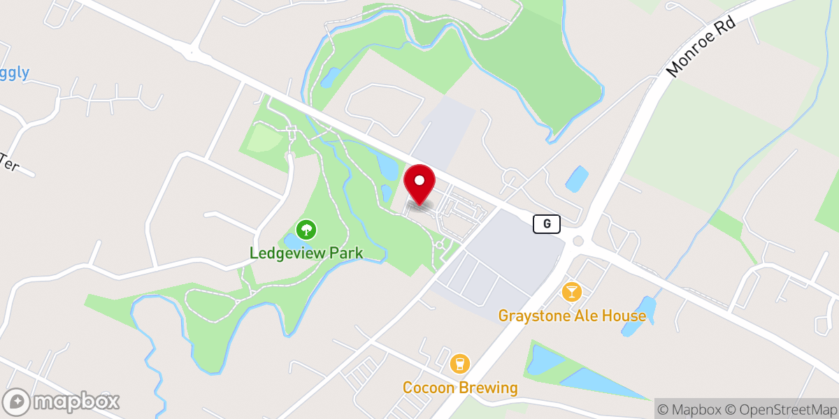 Map showing location of The LedgeCrest Reserve