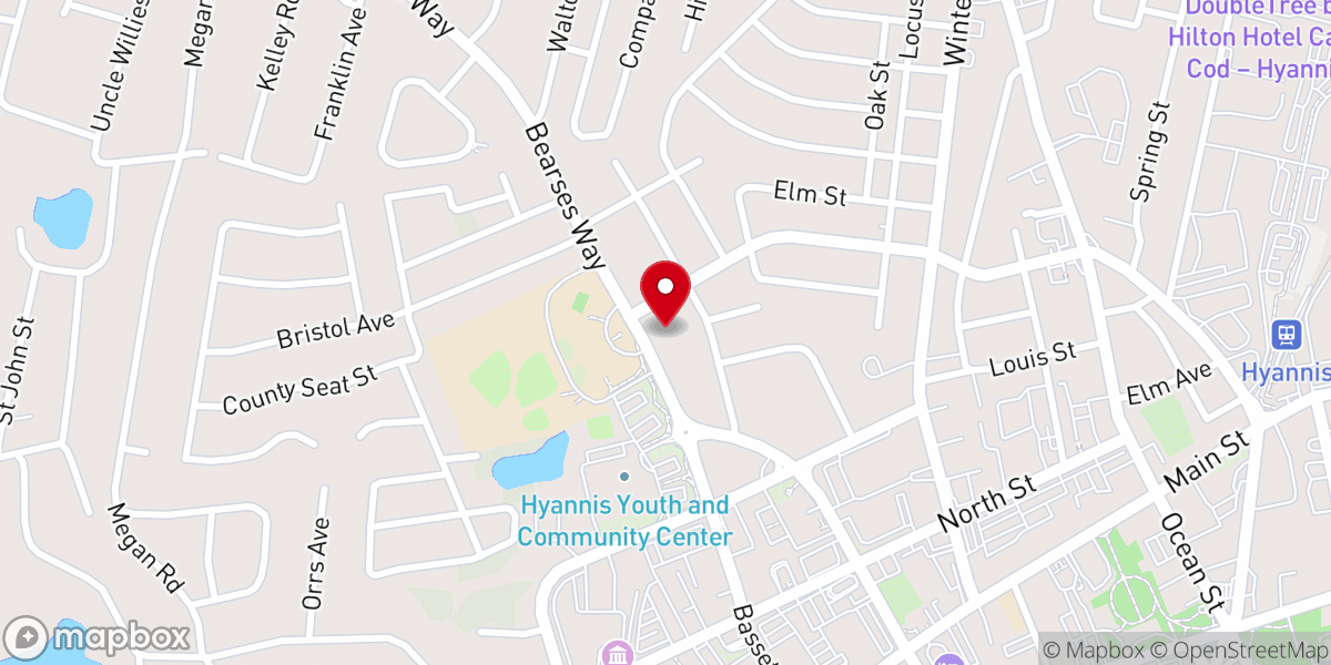 Map showing location of Faith Assembly of God Church