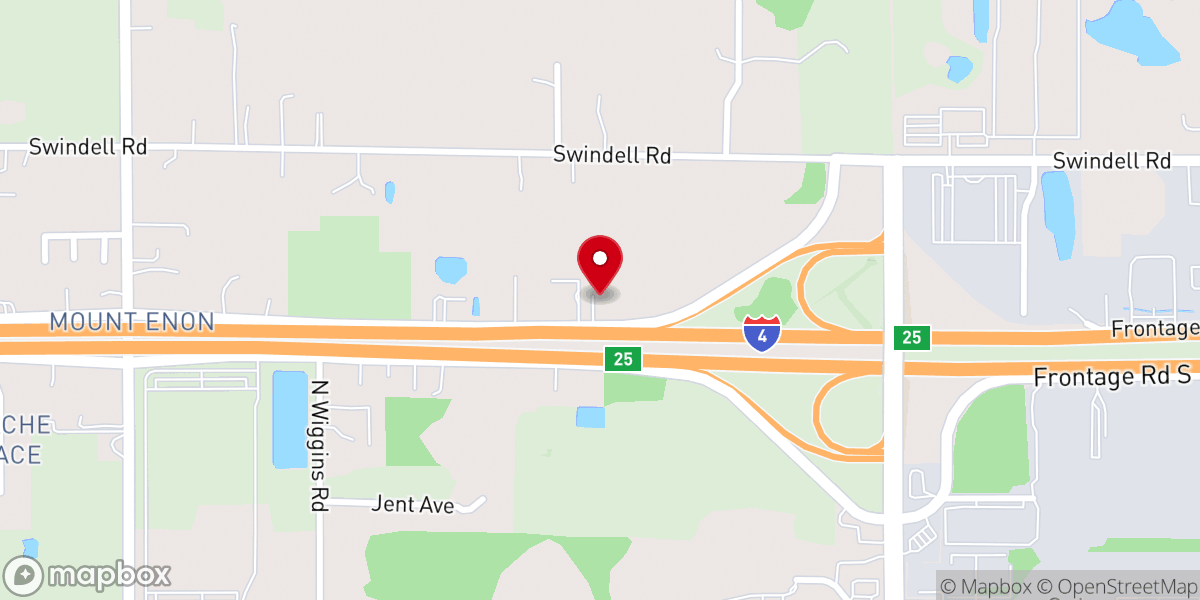 Map showing location of Faith Assembly