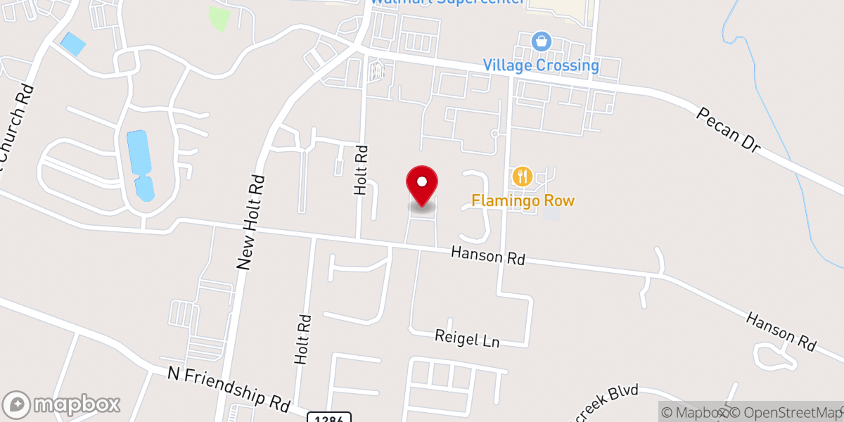 Map showing location of Faith Center Paducah
