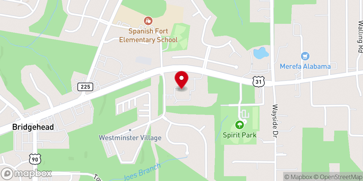 Map showing location of Faith Family Fellowship Preschool