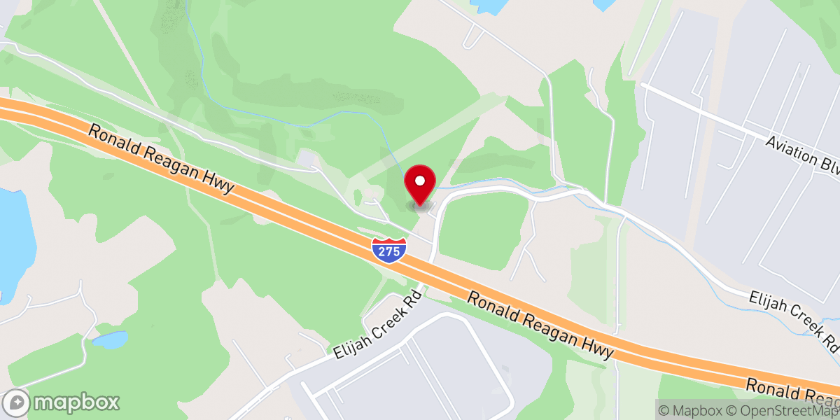 Map showing location of Faith Independent Baptist