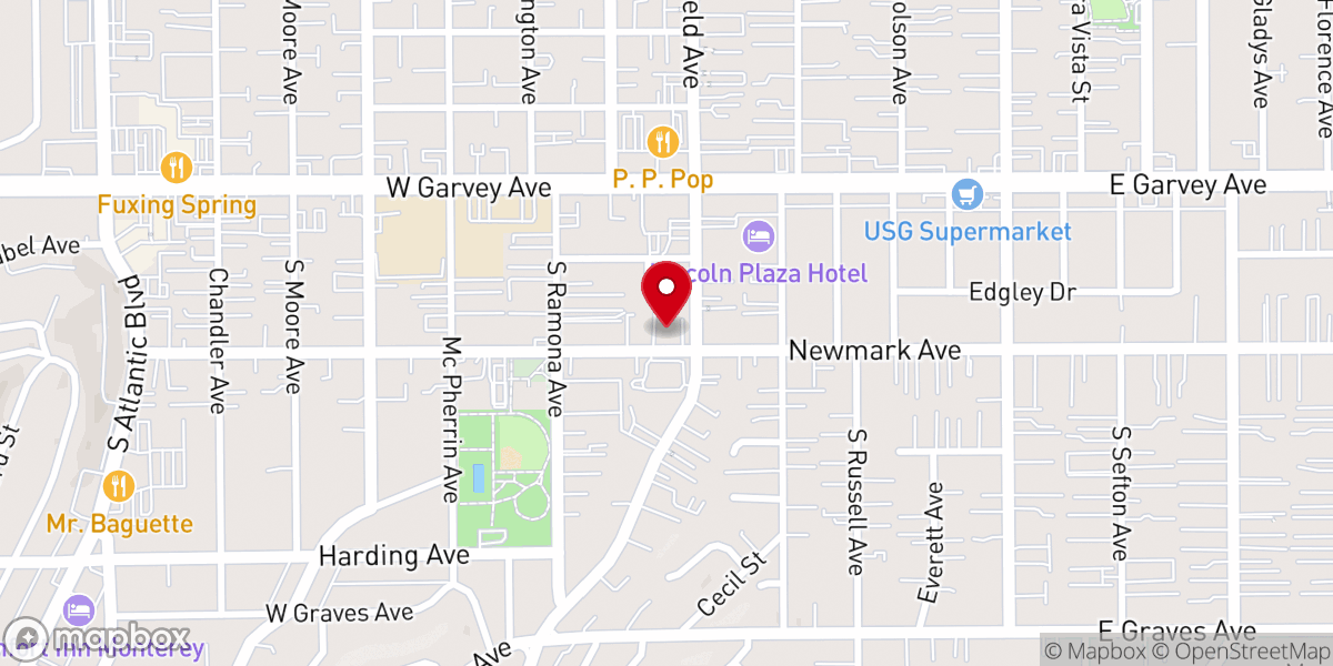 Map showing location of Faith Lutheran Church, Chinese Faith Church