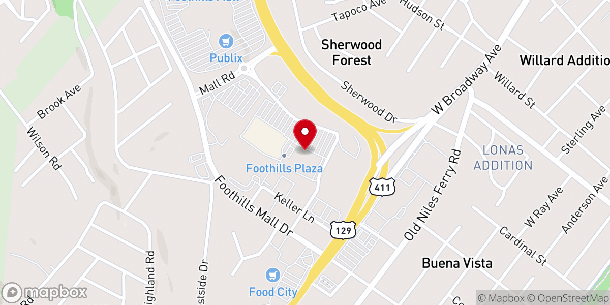 Map showing location of Faith Promise Church - Blount Campus