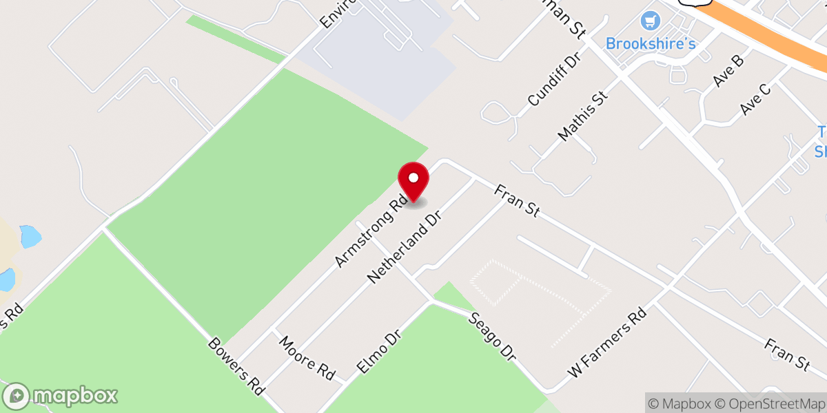 Map showing location of Faith Tabernacle Bible Church