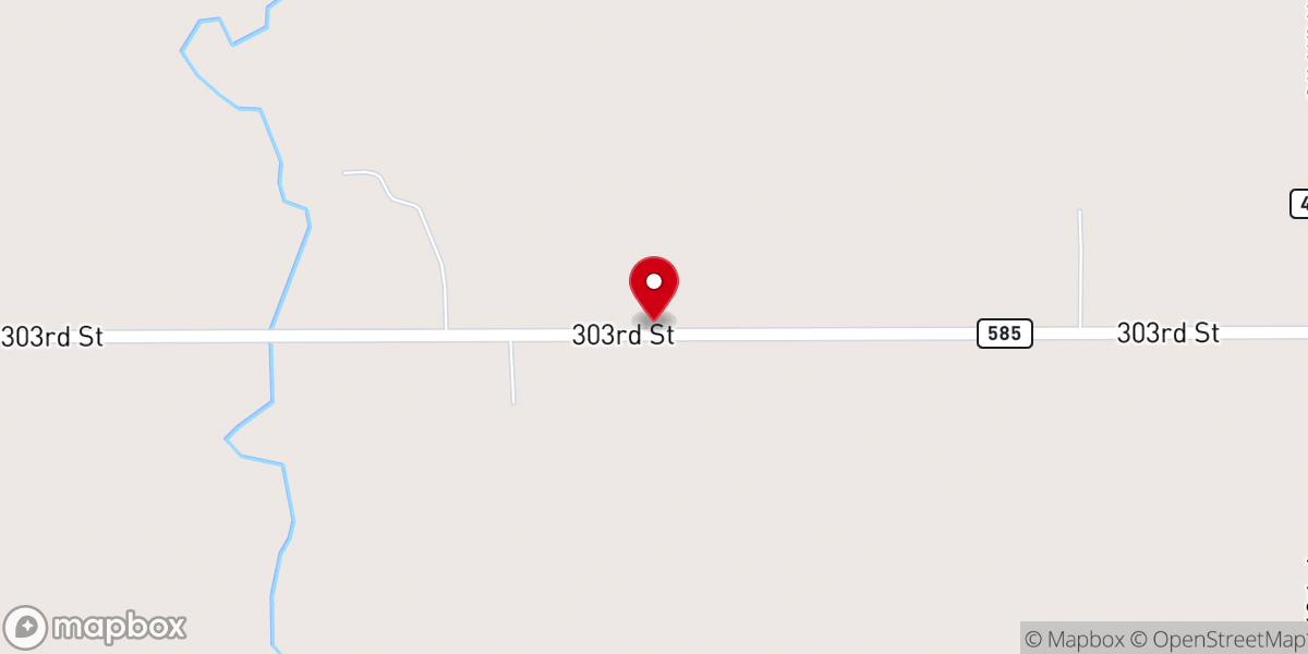 Map showing location of Faith United Lutheran Church