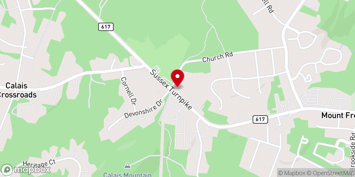 Map showing location of Faithfulness Christian Church