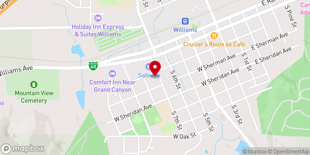 Map showing location of Family Harvest Church
