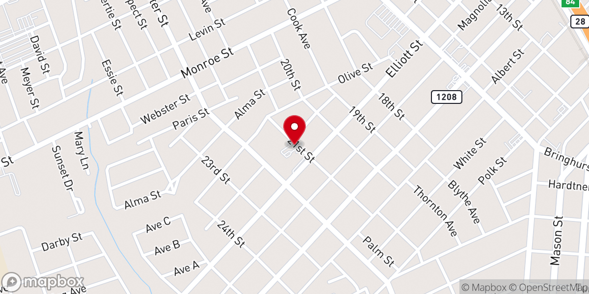 Map showing location of Family Life Center