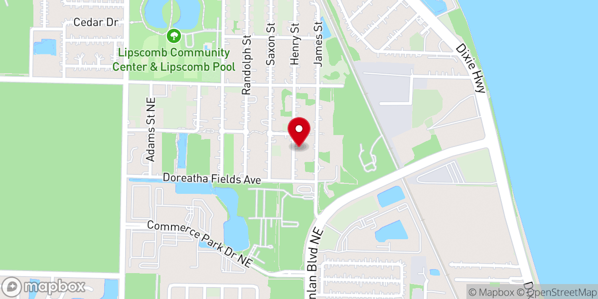 Map showing location of First Church of Christ