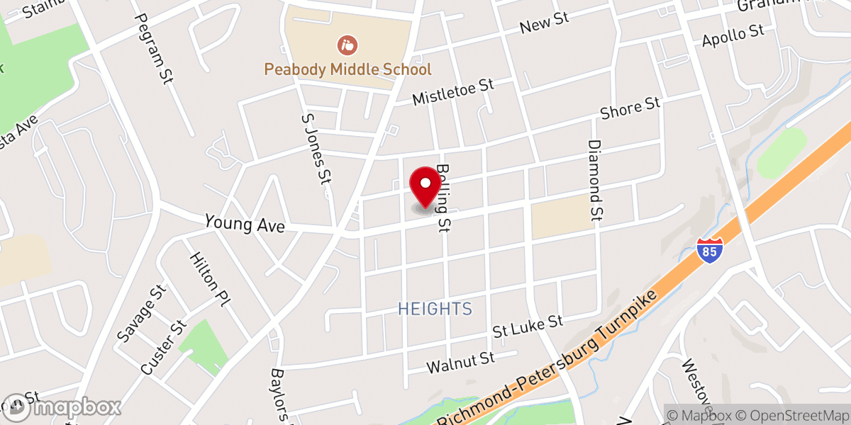 Map showing location of Higher Way Ministries