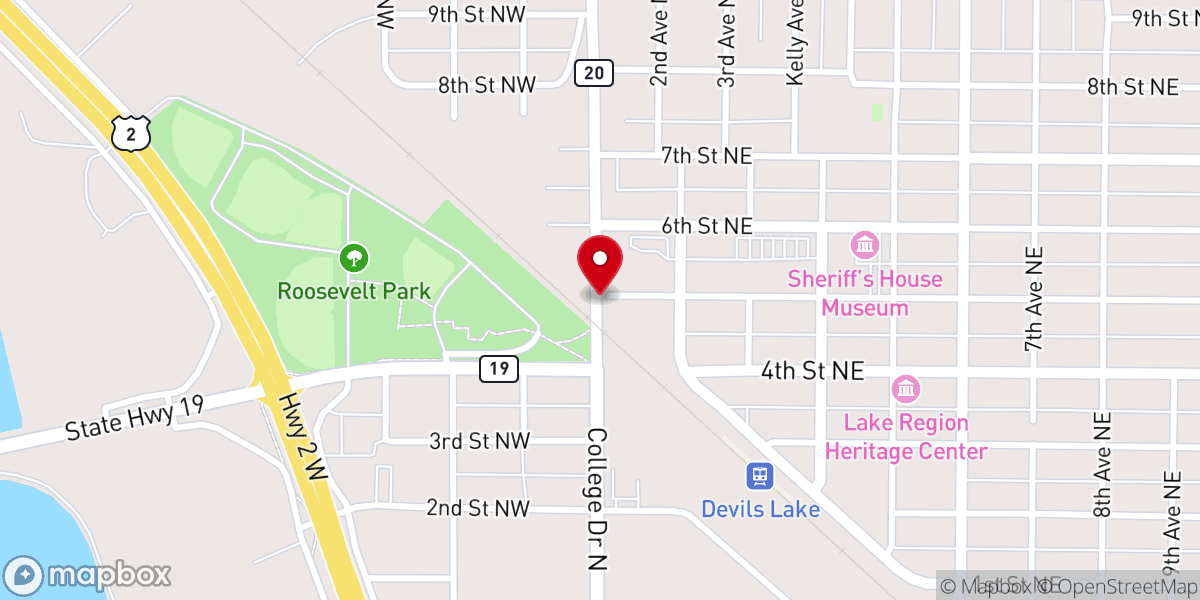 Map showing location of Dial-A-Devotion
