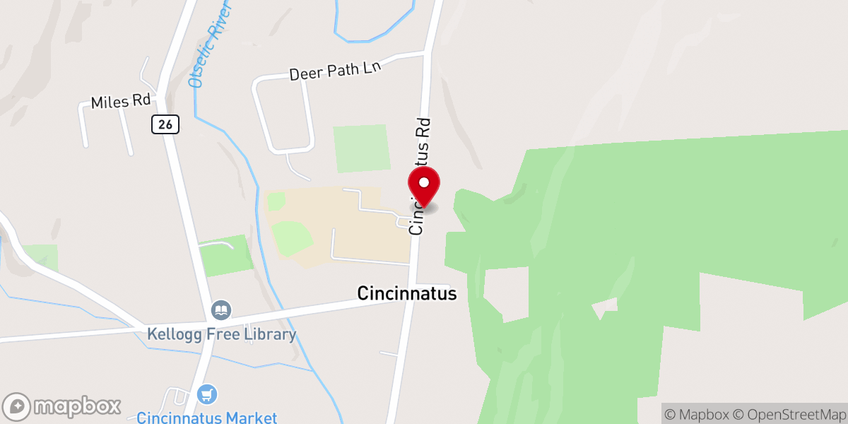 Map showing location of Fed United Church of Christ