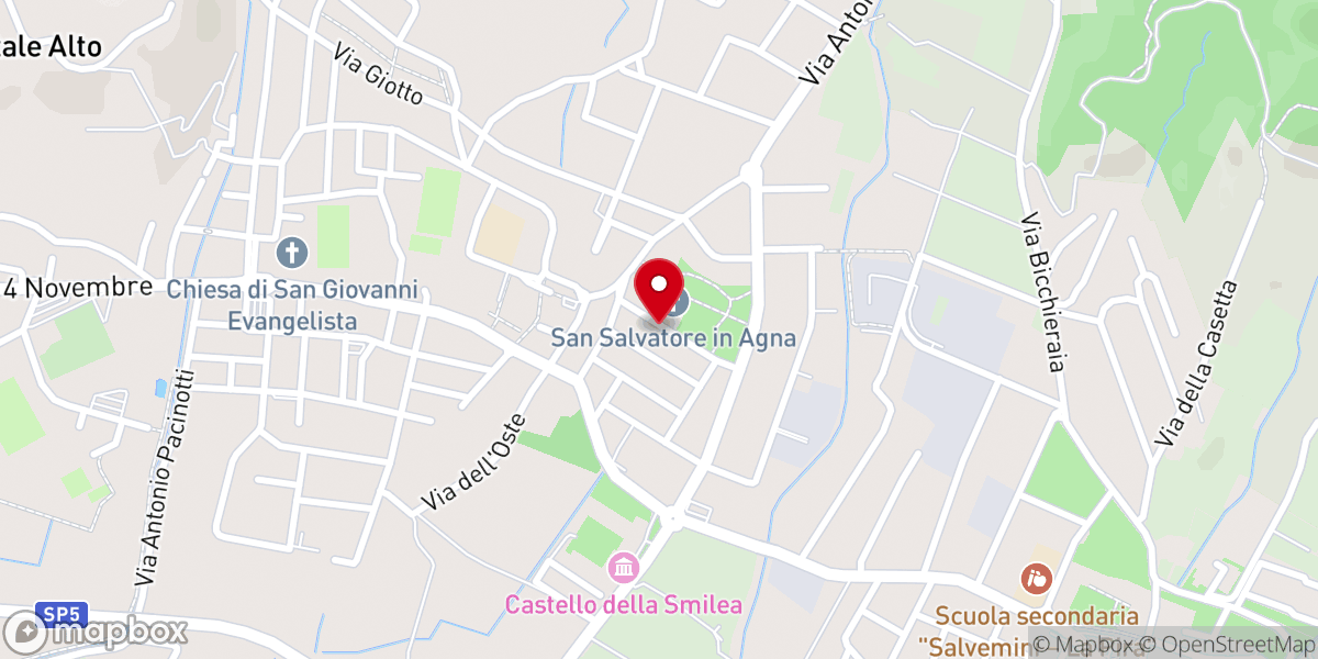 Map showing location of Abbadia San Salvatore In Agna