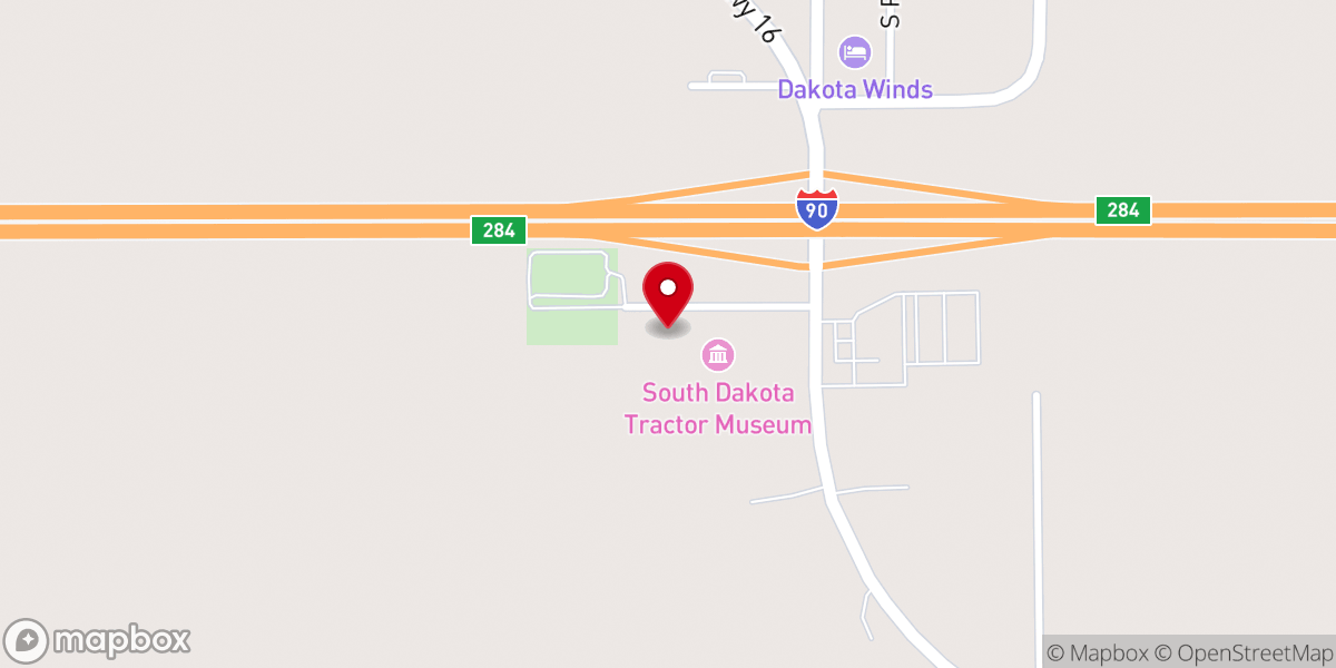Map showing location of Church