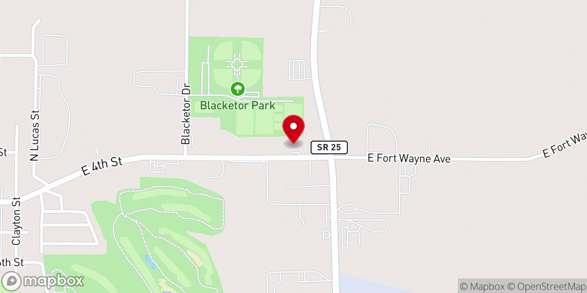 Map showing location of Rochester Dental Center