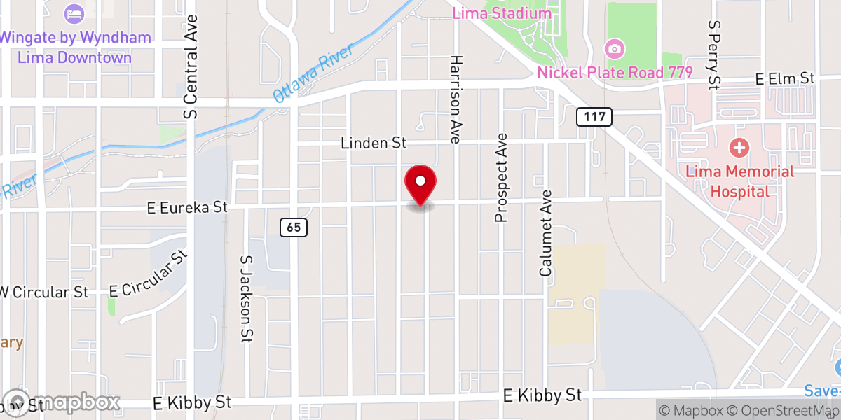 Map showing location of Restoration Temple