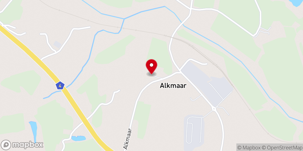 Map showing location of NG Kerk Alkmaar