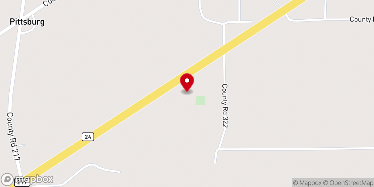 Map showing location of Parkway Baptist Church | Trinity, AL