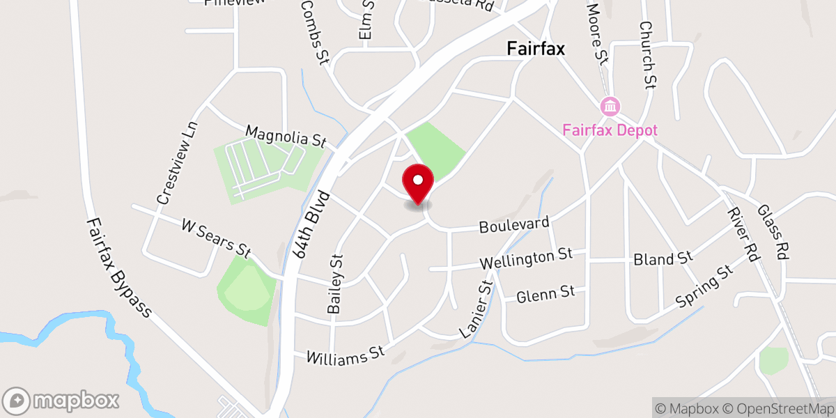 Map showing location of The Word Church
