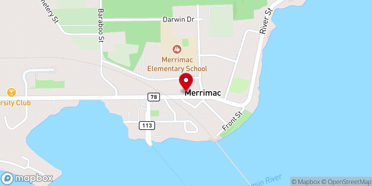 Map showing location of Immanuel Lutheran Church