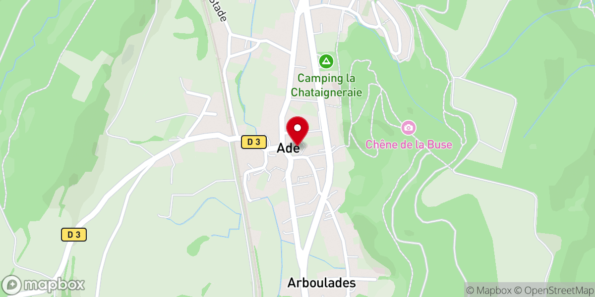 Map showing location of Église St Hippolyte