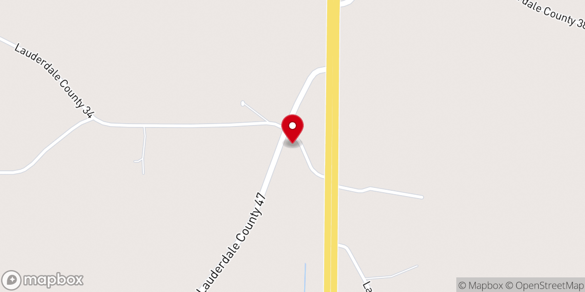 Map showing location of Grays Chapel Freewill Baptist Church