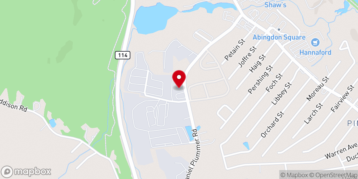 Map showing location of Deeper Life Bible Church, Manchester, NH
