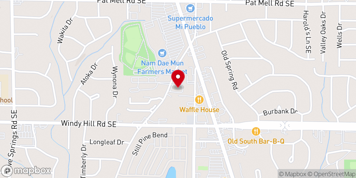 Map showing location of Iglesia De Dios Pentecostal M.I. Smyrna Casa Del Alfarero