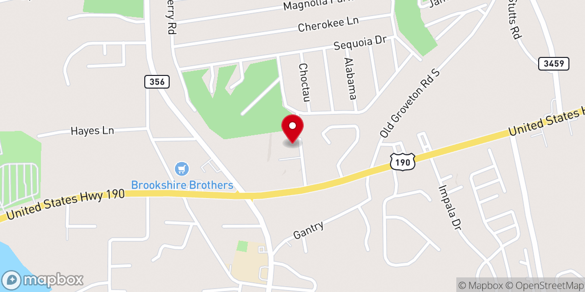 Map showing location of Fresh Fire Family Fellowship