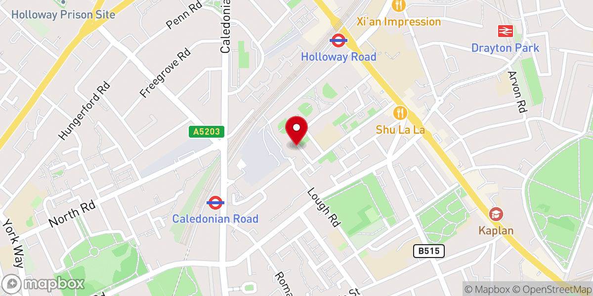 Map showing location of Sacred Heart of Jesus Roman Catholic Church