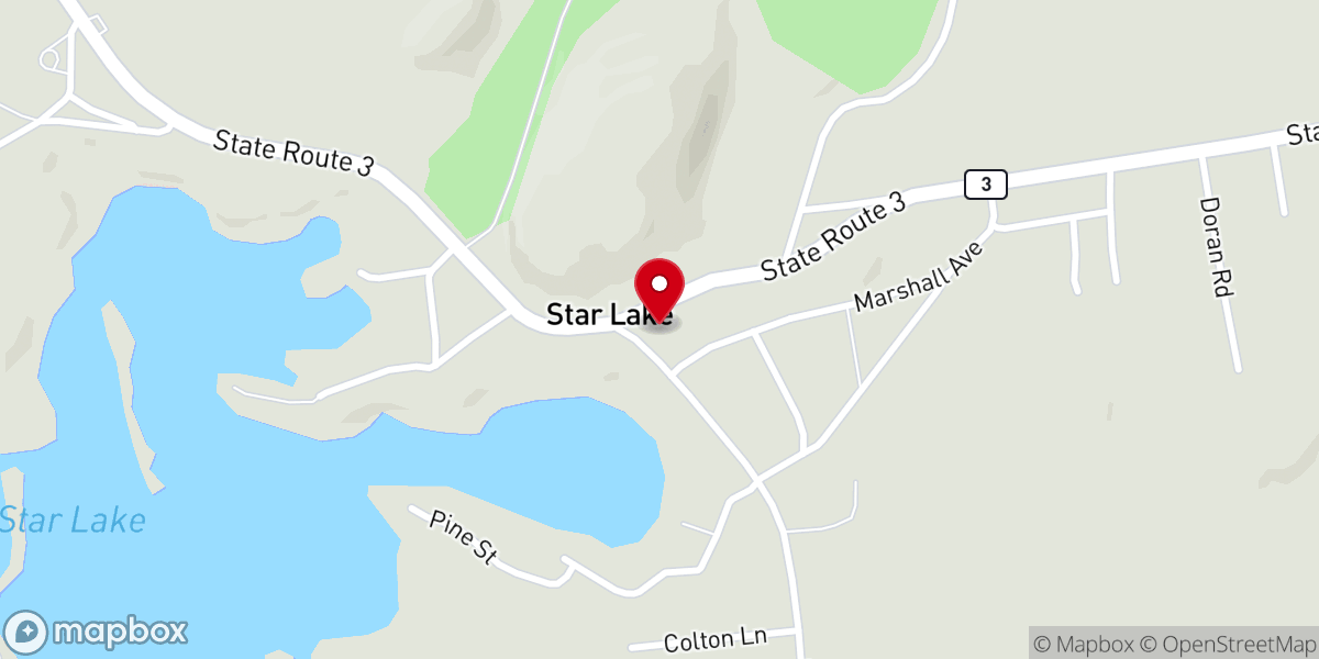 Map showing location of Presbyterian Church