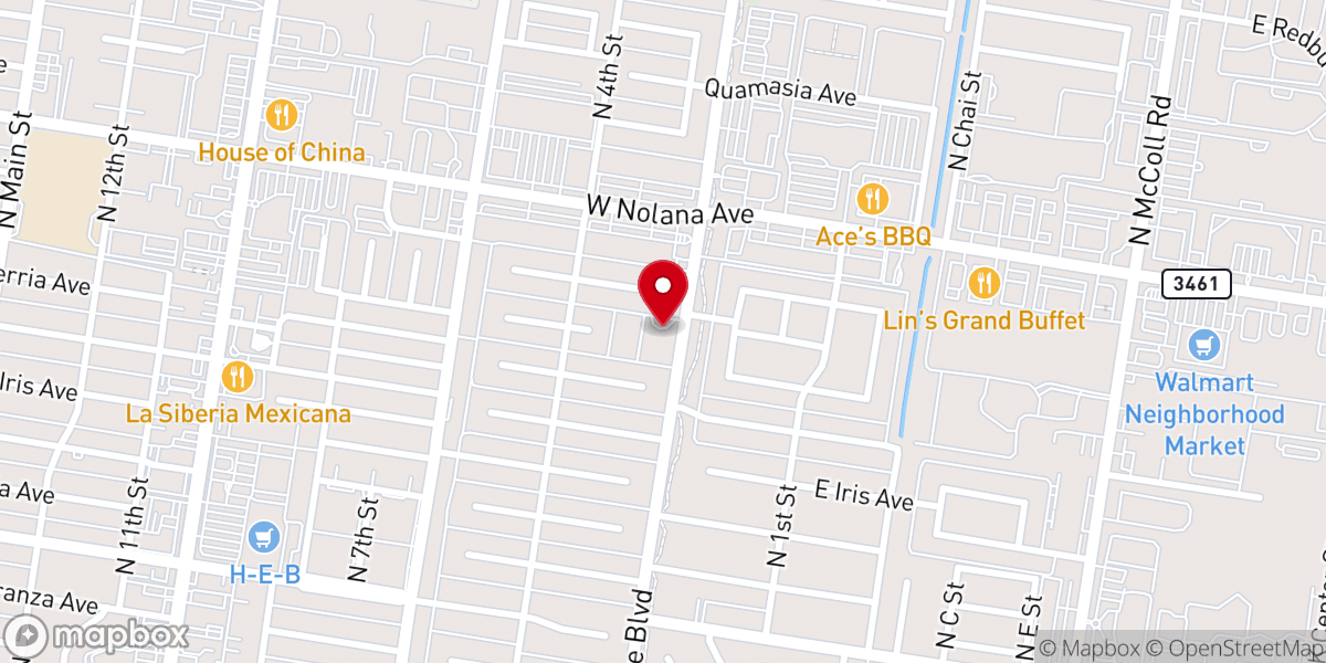 Map showing location of Valley Community Church