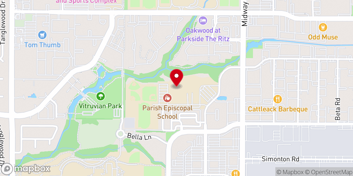 Map showing location of Parish Summer