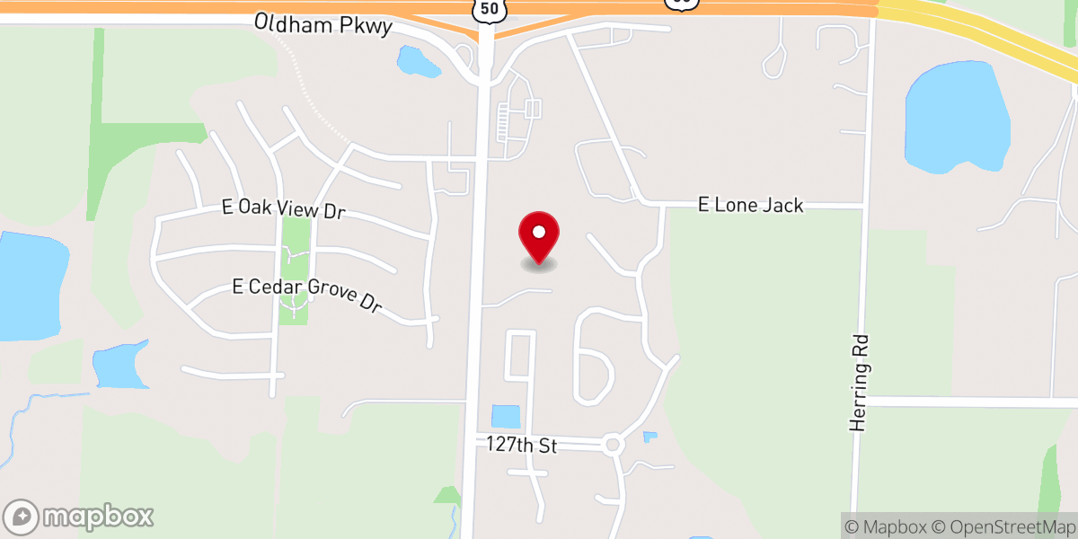 Map showing location of Lee's Summit Seventh-day Adventist Church