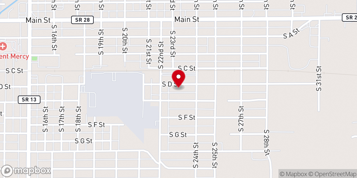 Map showing location of New Hope Community Church