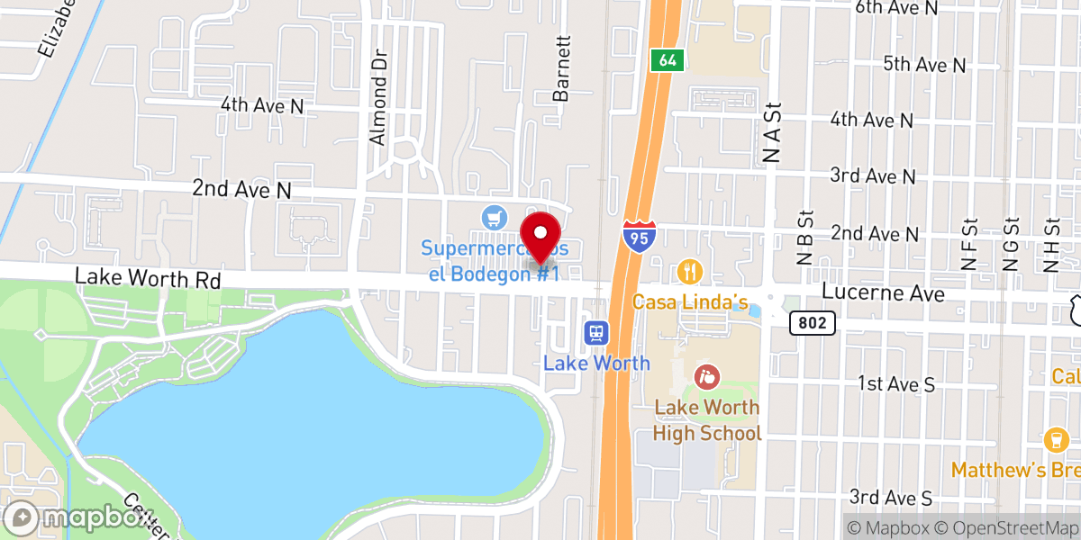 Map showing location of Without Walls Church