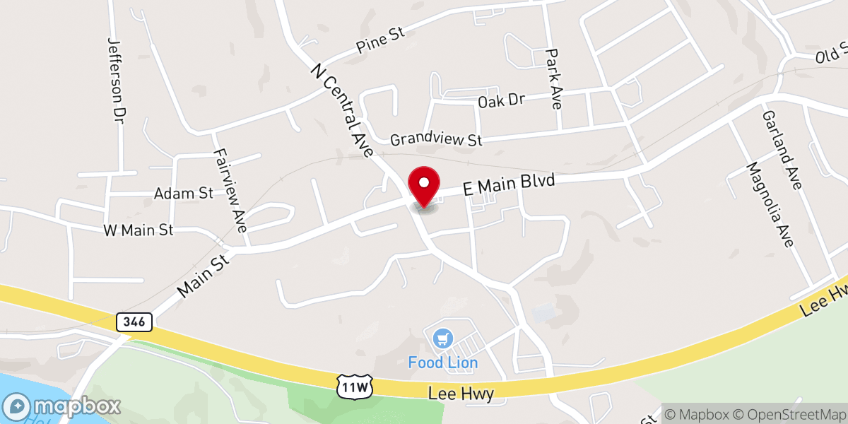 Map showing location of Community Clothes Closet