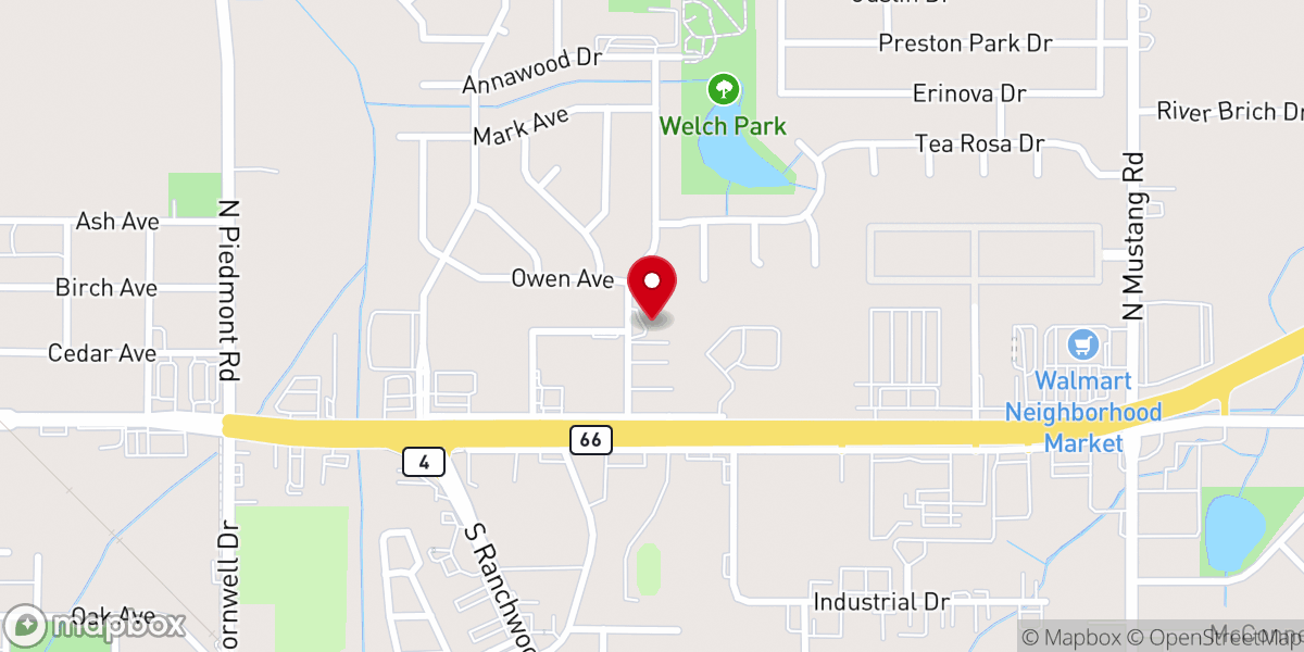Map showing location of IPC Hebron Oklahoma