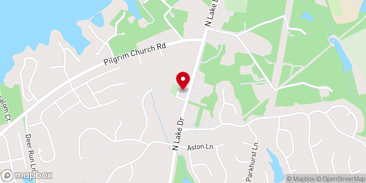 Map showing location of Jones Chapel