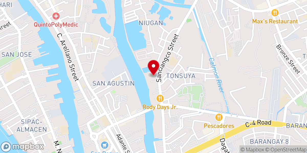 Map showing location of The Church of Jesus Christ of Latter-day Saints