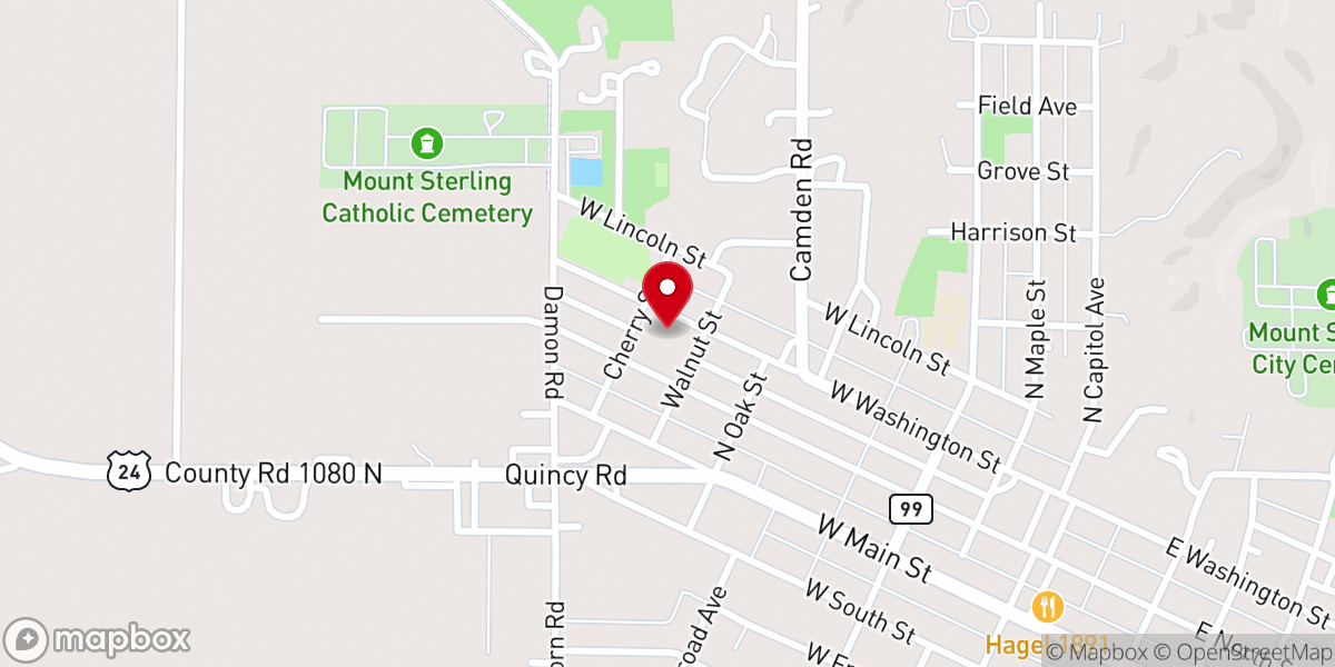 Map showing location of St Mary School & Pre-School